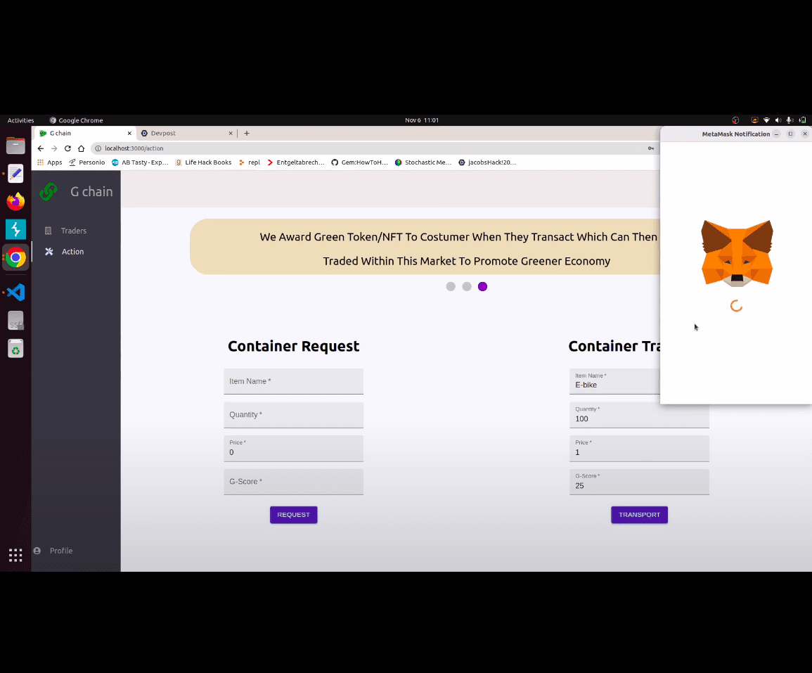 Green-Chain---Solidity-Blockchain-app